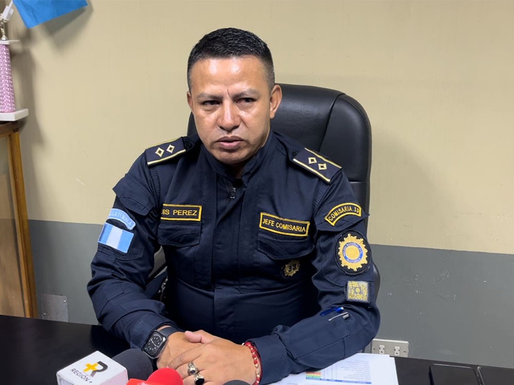Estas son algunas prioridades del nuevo comisario de la PNC en Quetzaltenango 