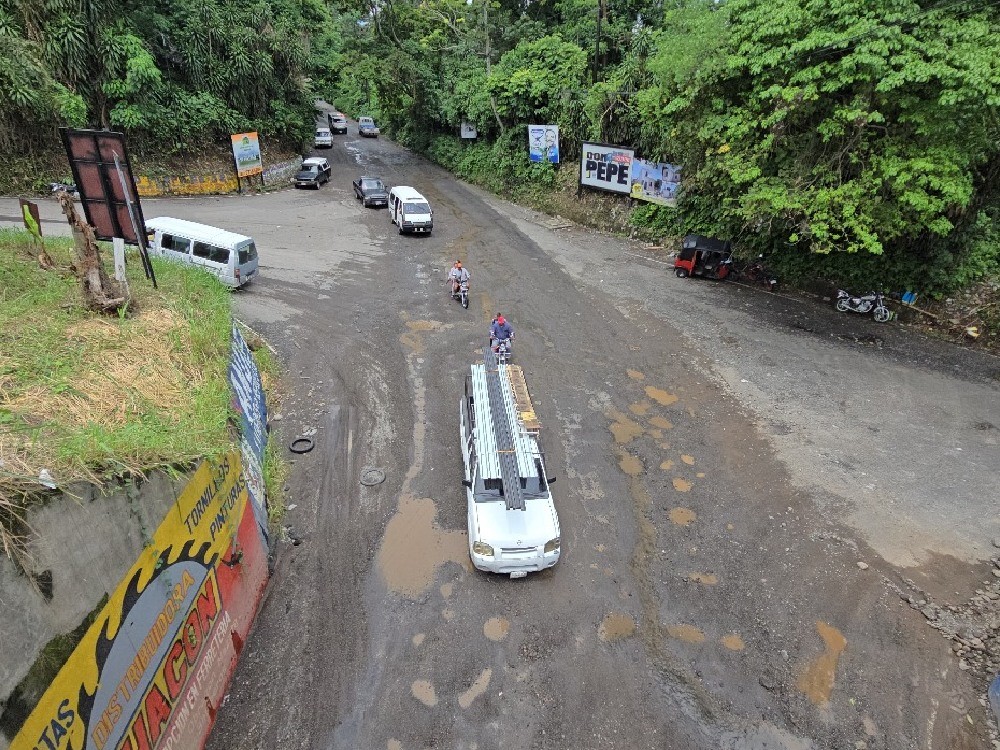 Esto dicen autoridades de Mazatenango por el mal estado de la carretera hacia San Francisco Zapotitlán