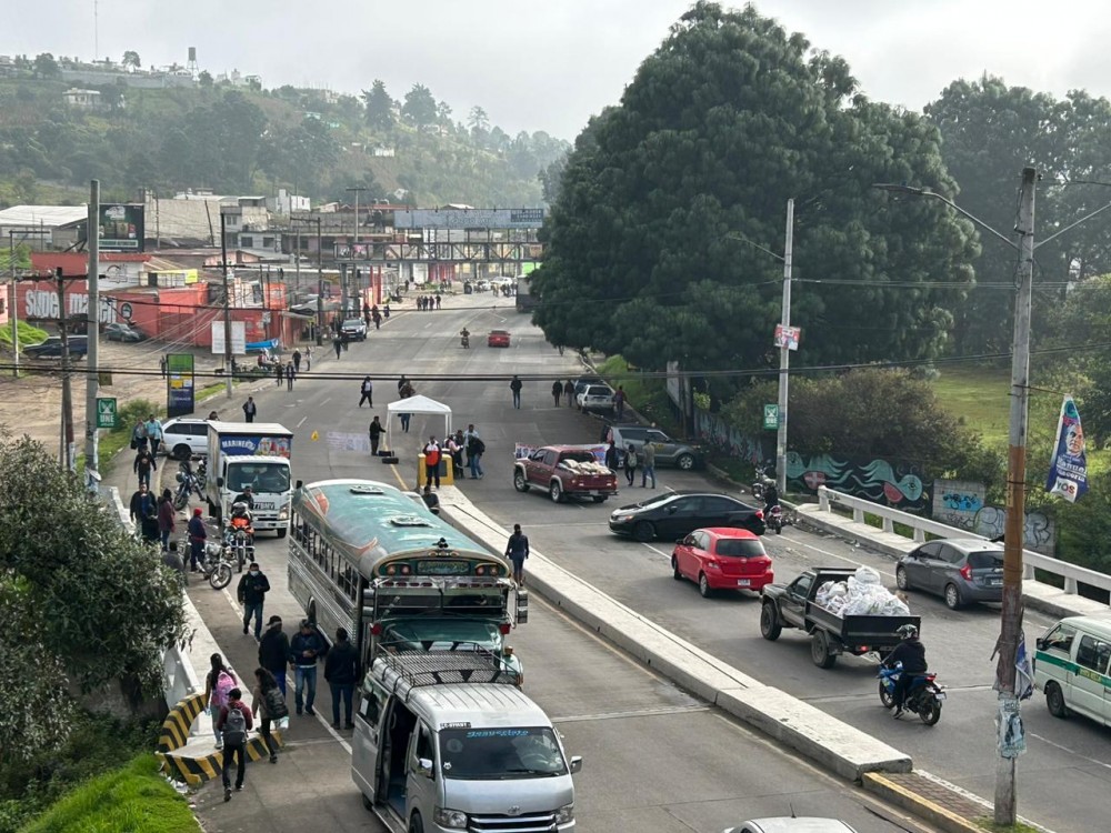 Xela reporta nueve puntos bloqueados en este décimo día de protestas
