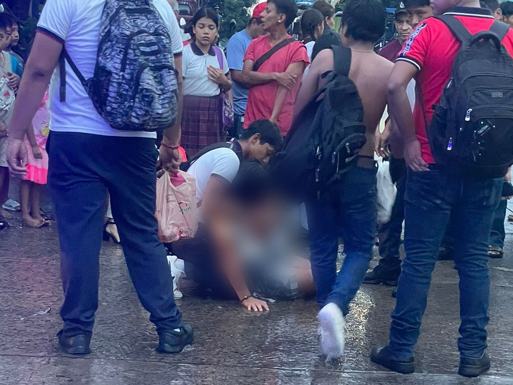 Estudiantes heridas en colisión de motocicletas en Pajapita, San Marcos