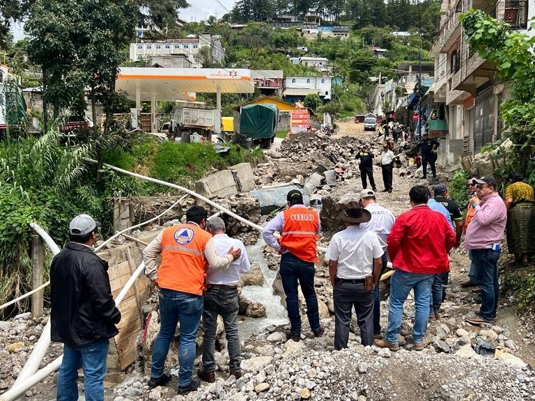 Evalúan daños originados por las lluvias