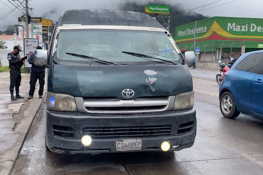 Fallece piloto atacado a balazos en la Cuesta Blanca zona 2 de Xela