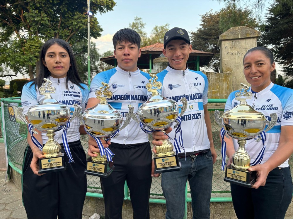 Familia de campeones: Madre e hijos son los mejores ciclistas de la montaña