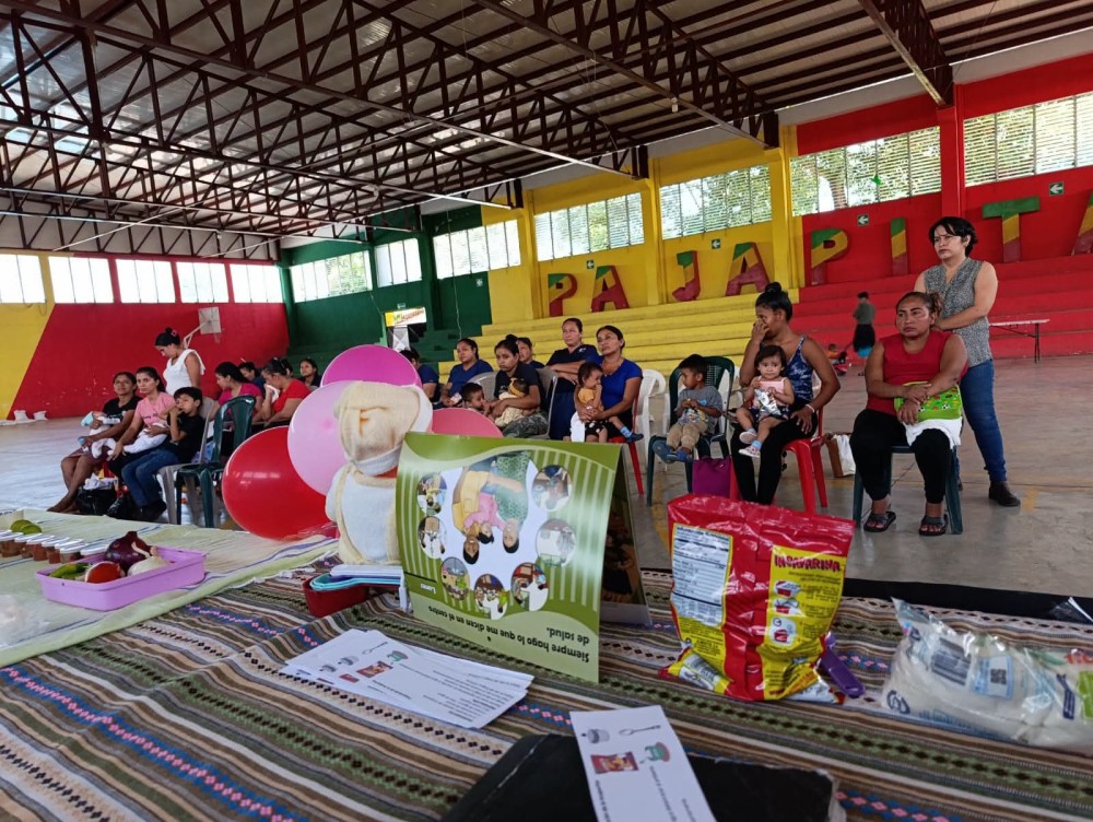 Feria Nutricional fortalece el crecimiento y desarrollo de la niñez en Pajapita, San Marcos