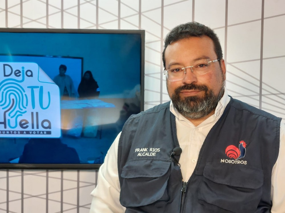 Frank Ríos: "en 10 segundos podemos marcar la diferencia -con el voto- o llorar otros cuatro años"