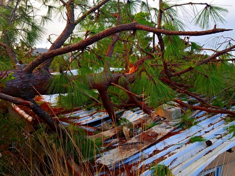 Fuertes vientos dañan vivienda en Huehuetenango 