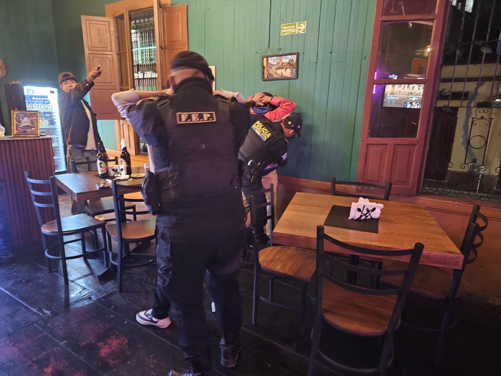 Fuerzas de seguridad realizan operativos en centros nocturnos en San Marcos