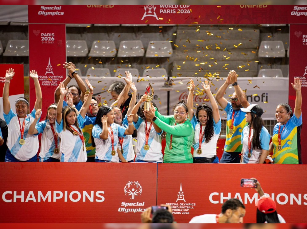 Futbolistas quetzaltecas se coronan campeonas mundiales en el fútbol unificado