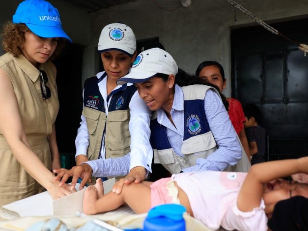 Gaby Moreno conoció de cerca la realidad sobre desnutrición en Guatemala