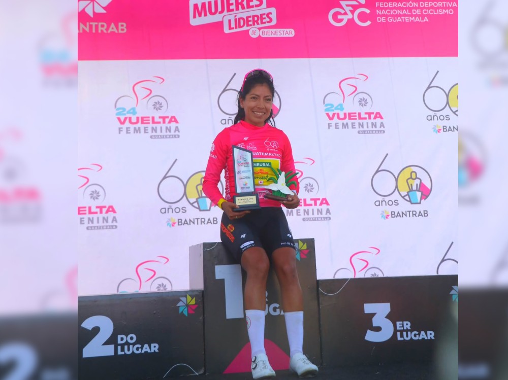 Gaby Soto se corona como la mejor guatemalteca de la Vuelta Internacional Femenina
