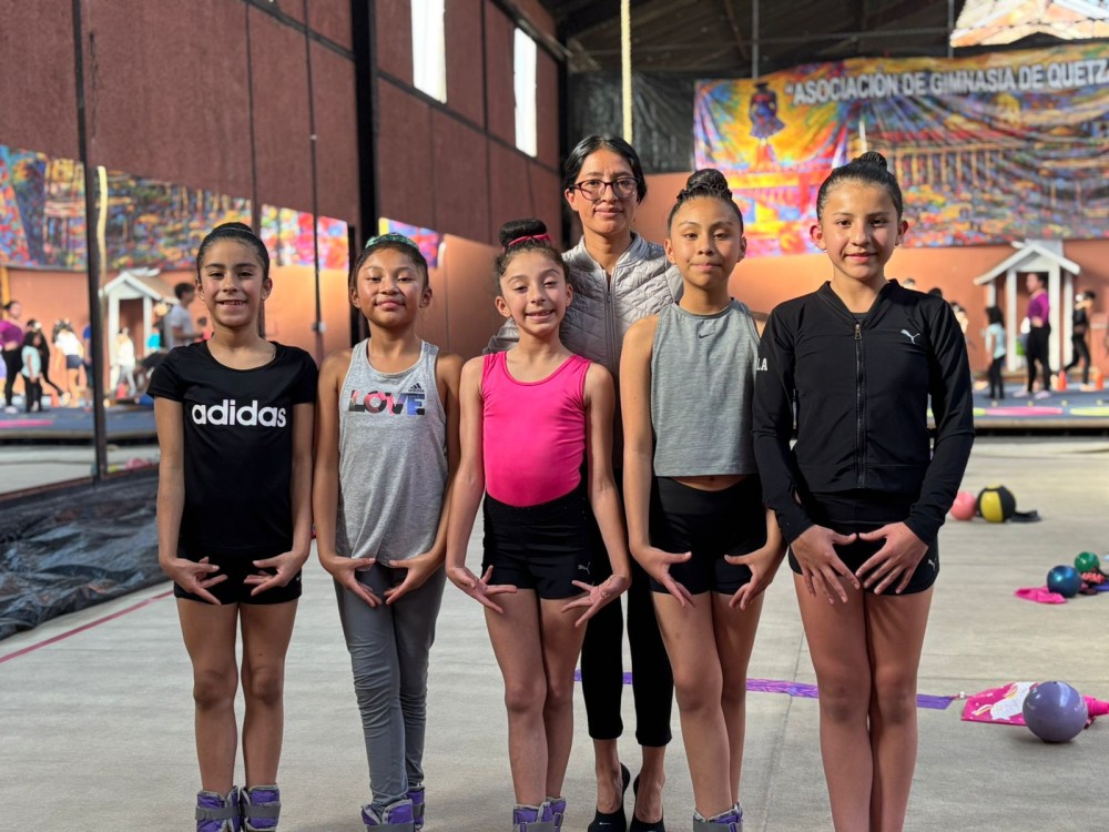 Gimnastas quetzaltecas participan en pruebas para ingresar a programas de la federación 