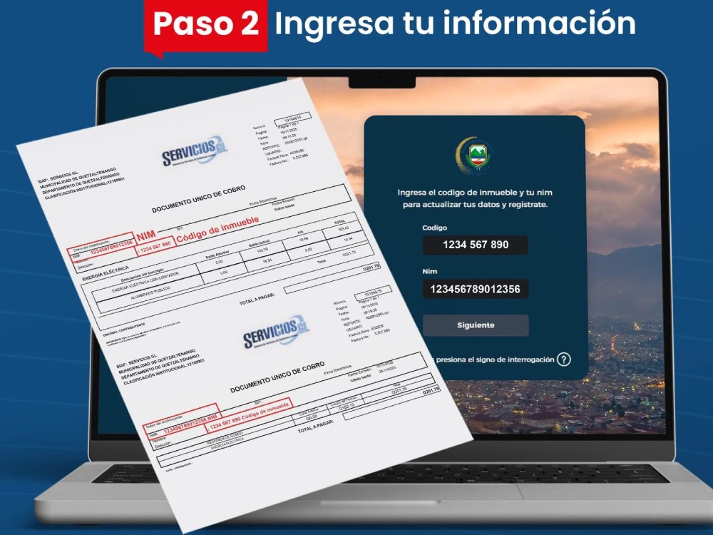 Habilitan nueva alternativa para acceder a documentos de cobro de servicios municipales