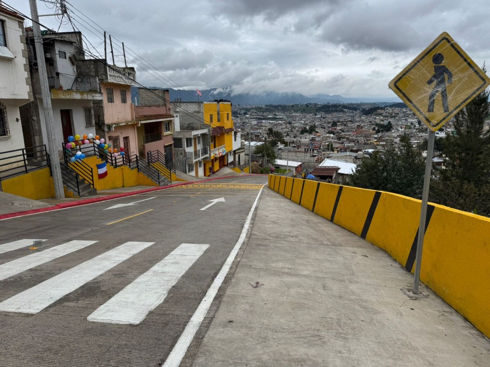 Habilitan paso por la 3a. avenida, zona 4 de Xela 