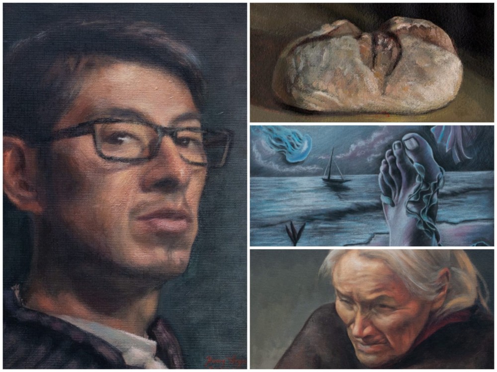 Henry Argueta, un artista visual destacado en el dibujo, la pintura y la escultura