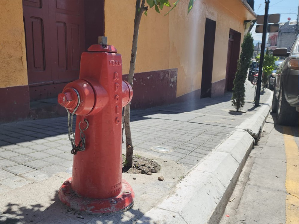 Hidrantes están instalados en lugares no funcionales en San Marcos 