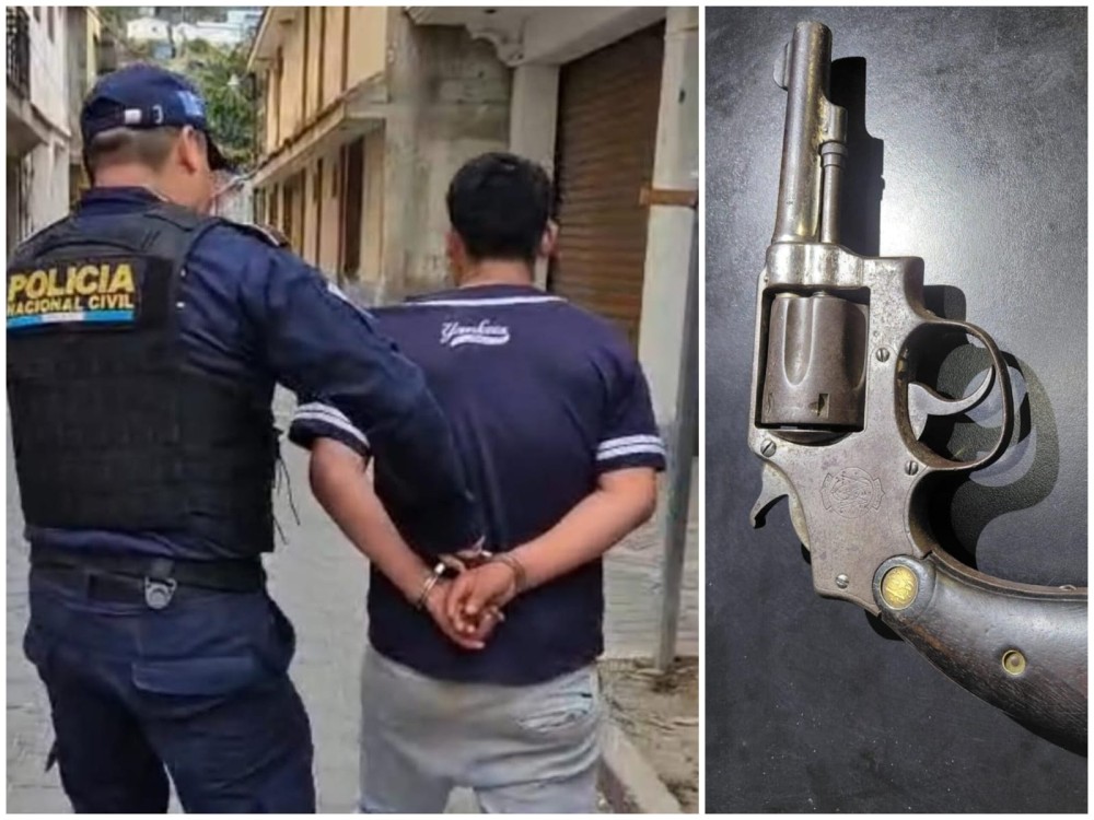 Hombre bajo efectos de licor es capturado por portar un arma de fuego 