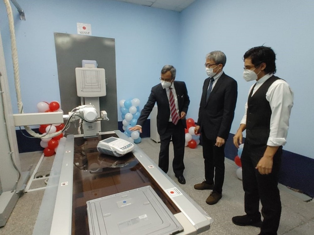  Hospital Regional de San Marcos recibe donación de equipo de Rayos X