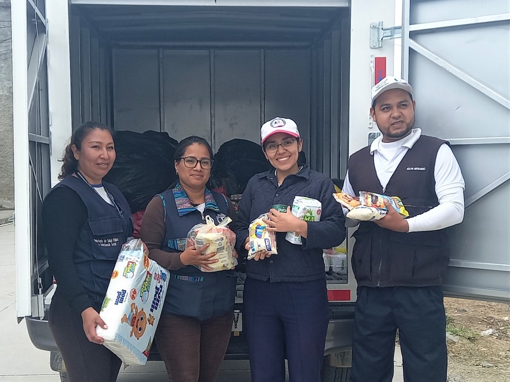 HUEHUETENANGO: salubristas salen a las calles a recolectar víveres