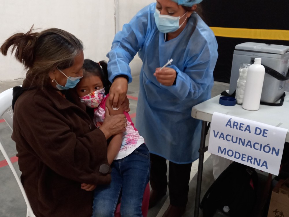 Huehuetenango: Salud tiene como meta vacunar a 30 mil niños en 15 días