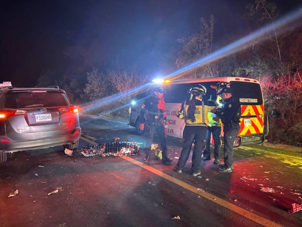 Identifican a motorista que murió tras colisionar con vehículo en Huehuetenango