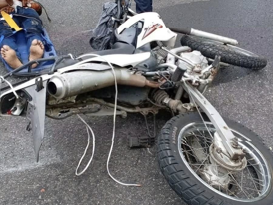 Identifican a presunto asaltante accidentado en San Antonio Suchitepéquez