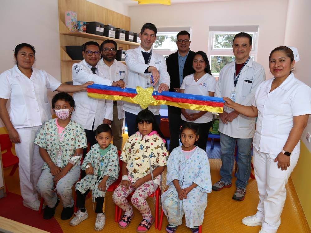 Implementan nueva sala de juegos para niñas y niños en el Hospital Regional de Occidente