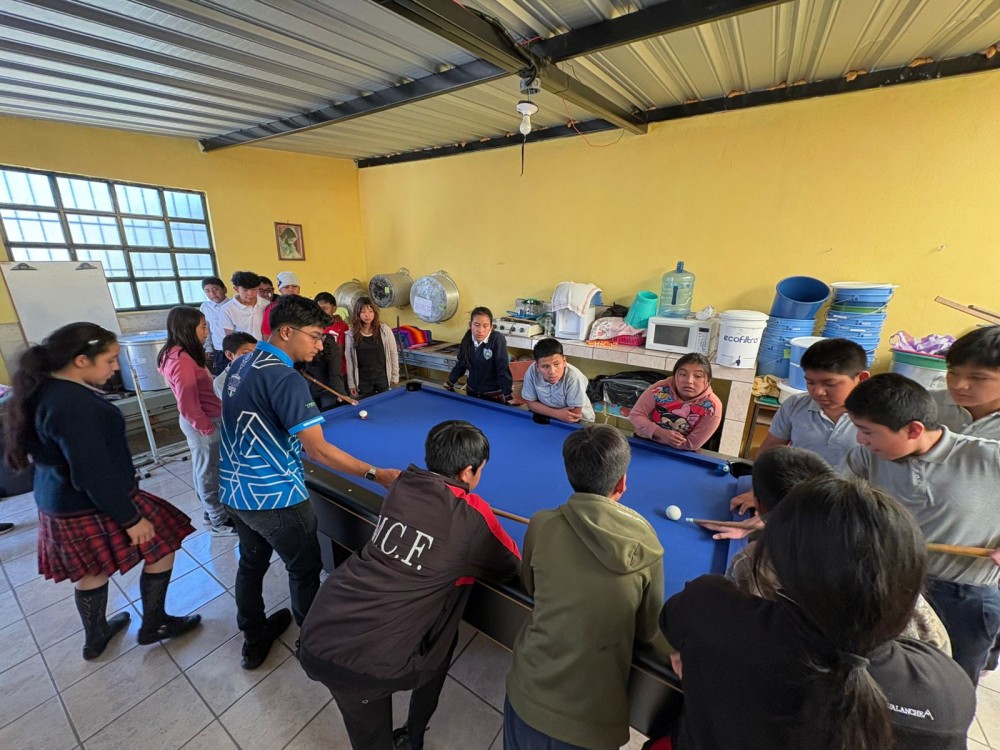 Impulsan proyecto de billar deportivo en escuela Manuel C. Figueroa