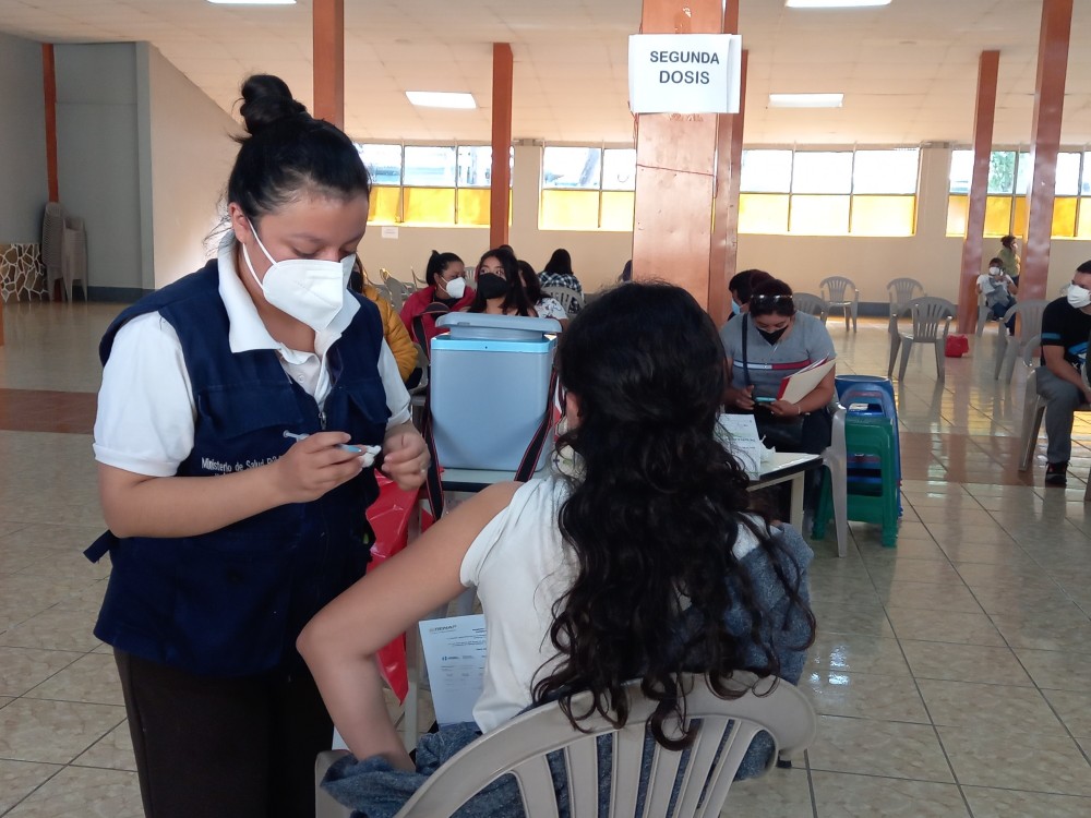 Impulsarán la vacunación en centros educativos de Huehuetenango