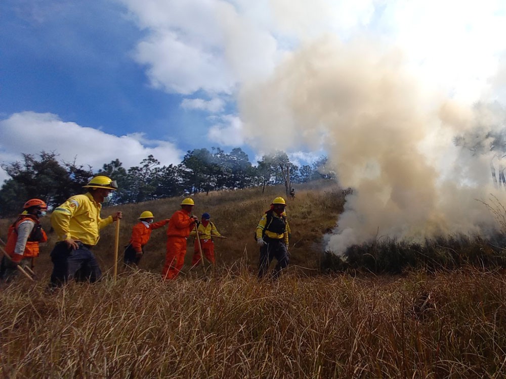 INAB insta a unir esfuerzos para reducir cifra de incendios forestales en Huehuetenango