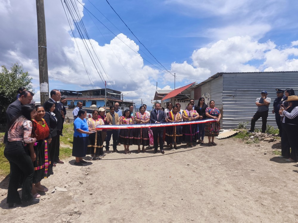  Inauguran proyecto de drenaje sanitario en la zona 10 de Quetzaltenango