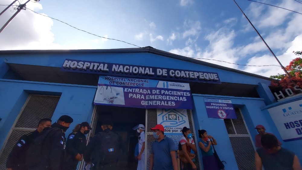 Incrementan pacientes de covid-19 en el hospital de Coatepeque
