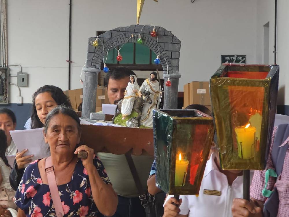 Inician las posadas navideñas en el Hospital Nacional de Mazatenango