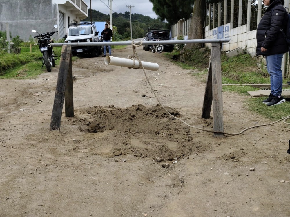 Inician trabajos del sistema de agua potable en el Cantón Chitux, Quetzaltenango