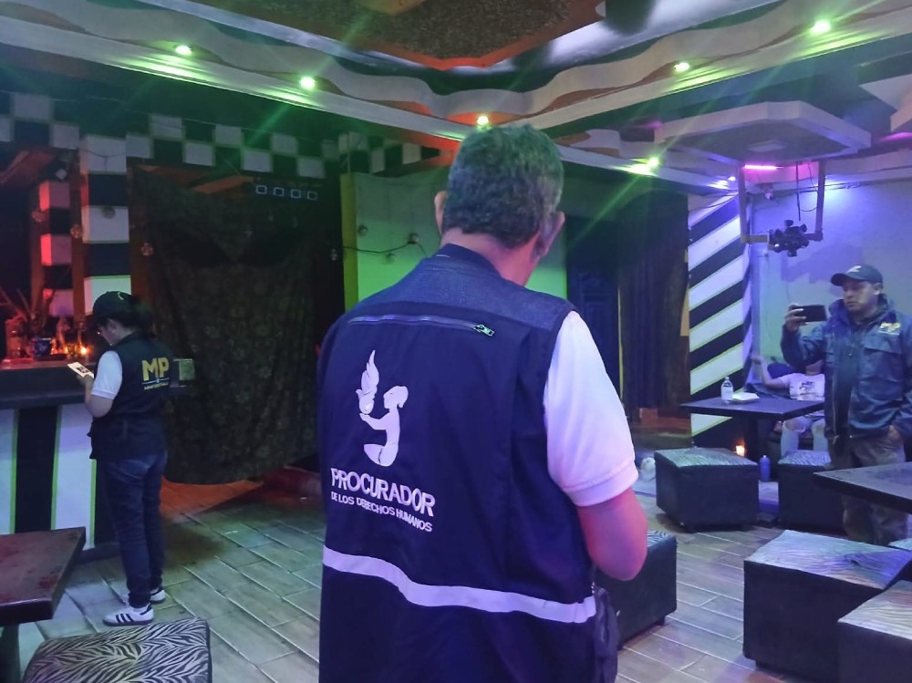 Inspeccionan centros nocturnos para prevenir la trata de personas