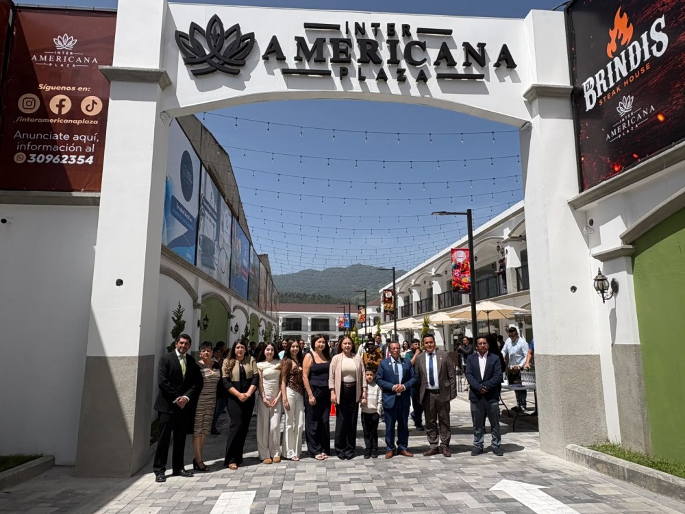 Inter Americana Plaza, un concepto nuevo que abre en La Esperanza, Quetzaltenango 