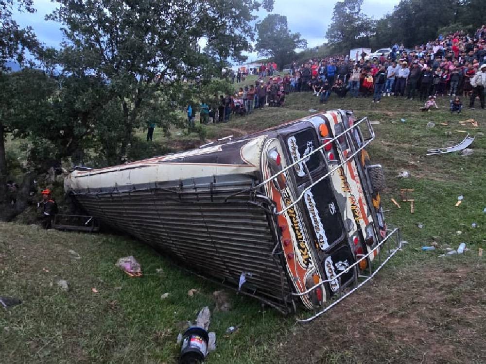 Investigación de la DGT revela irregularidades en unidad accidentada en Santa Bárbara, Huehuetenango