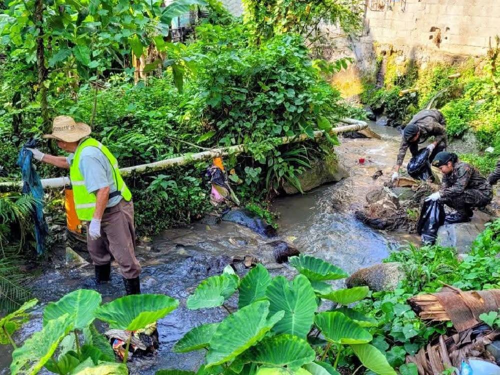 Jornada de limpieza en el río Cabúz refuerza el compromiso ambiental en San Marcos