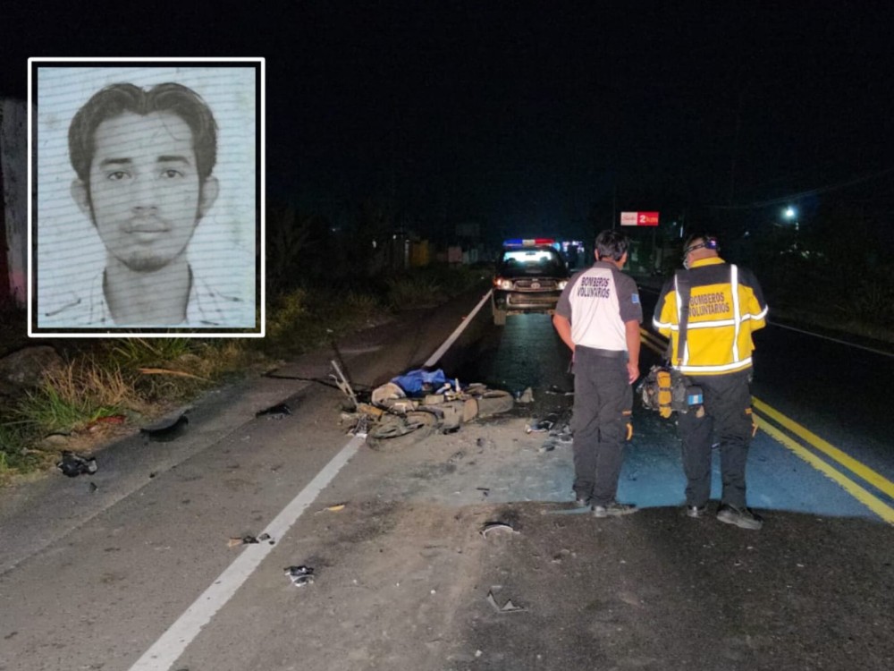 Joven motorista fallece tras colisión en la ruta CA-2