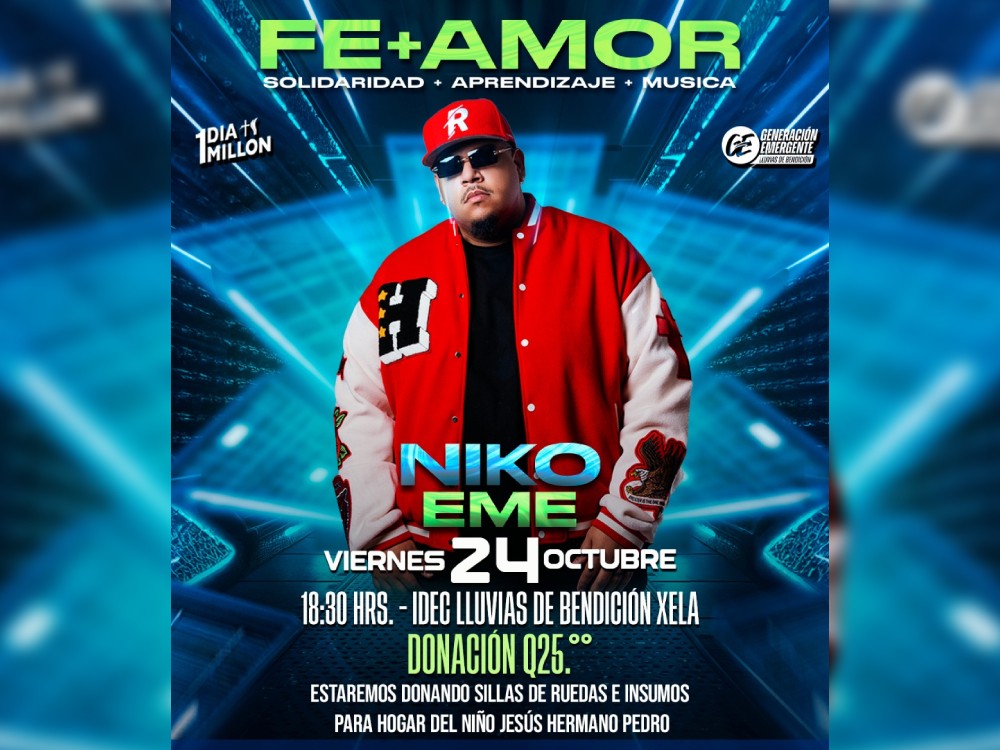 Invitan a jóvenes de Xela al evento solidario "Fe + Amor" a beneficio del orfanato de niños minusválidos