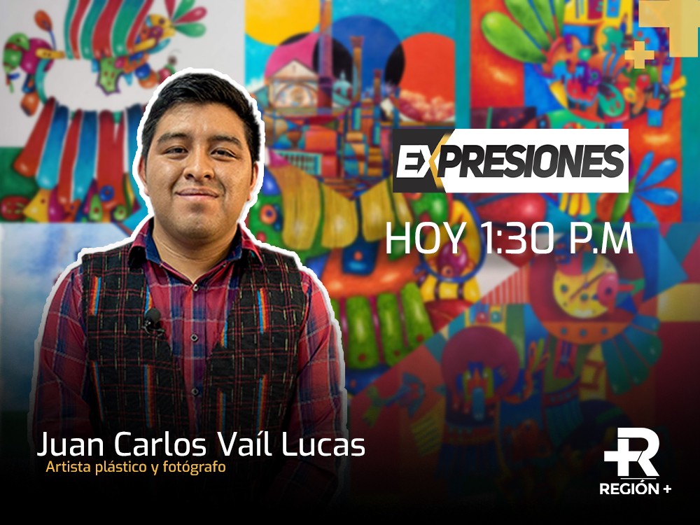 Juan Carlos Vaíl Lucas, artista plástico y fotógrafo, invitado especial en "Expresiones" de Región Más