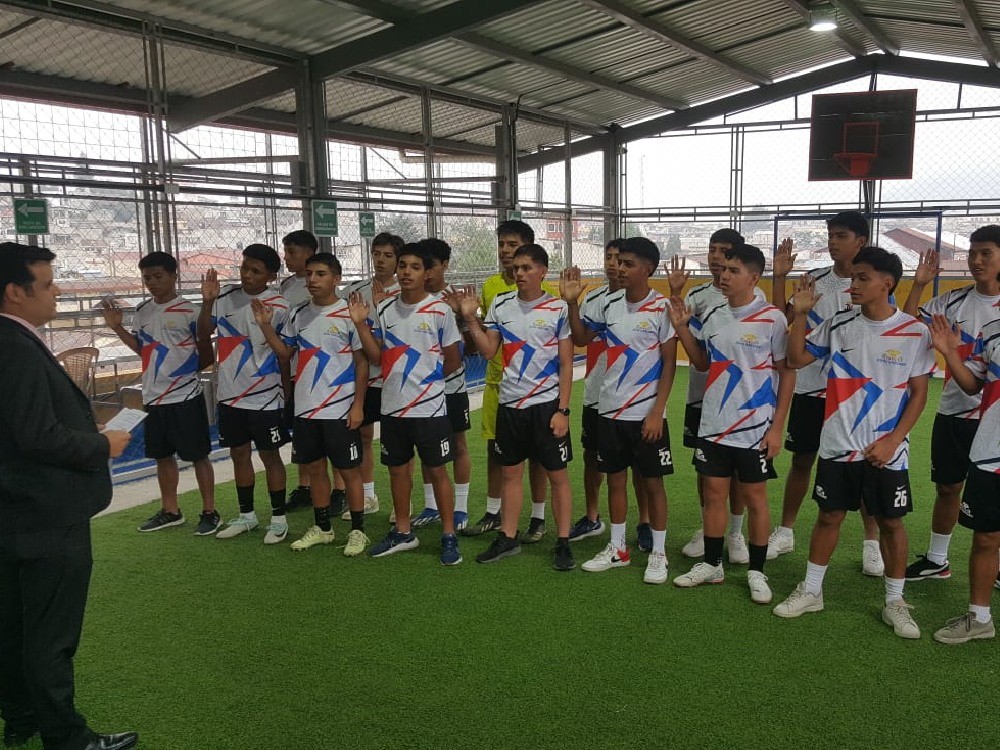 Juramentan selección de Xela que estará en los Juegos Deportivos Regionales