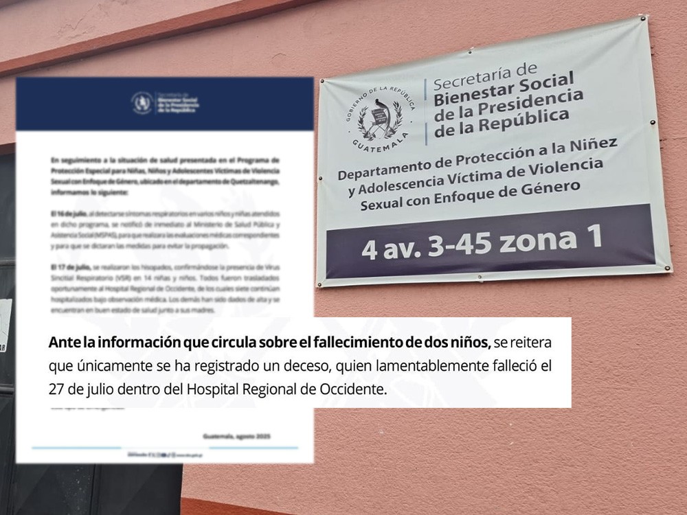 La SBS confirma el fallecimiento de un menor por virus sincitial respiratorio en Quetzaltenango