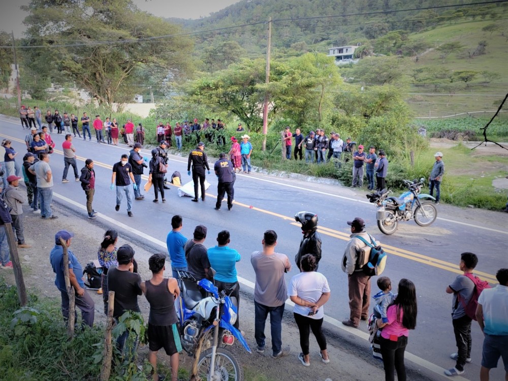 Lamentan fallecimiento de "don shino", motorista que se accidentó ayer en Huehuetenango