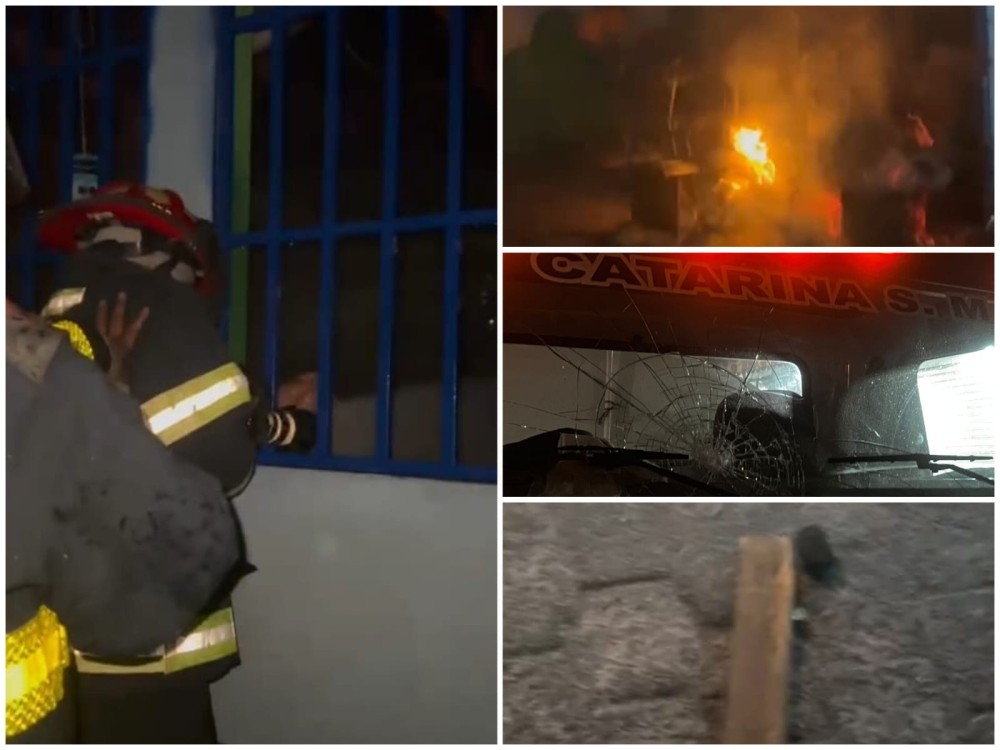 Le prenden fuego a escuela y agreden a bomberos para impedir que sofoquen las llamas