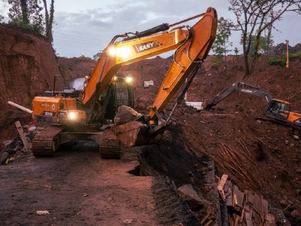 Lluvias afectan paso provisional en el kilómetro 189.5 de la ruta Cito-180