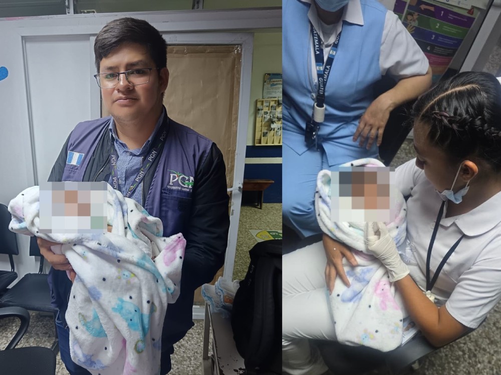 Localizan a bebé abandonado en San Sebastían Huehuetenango 