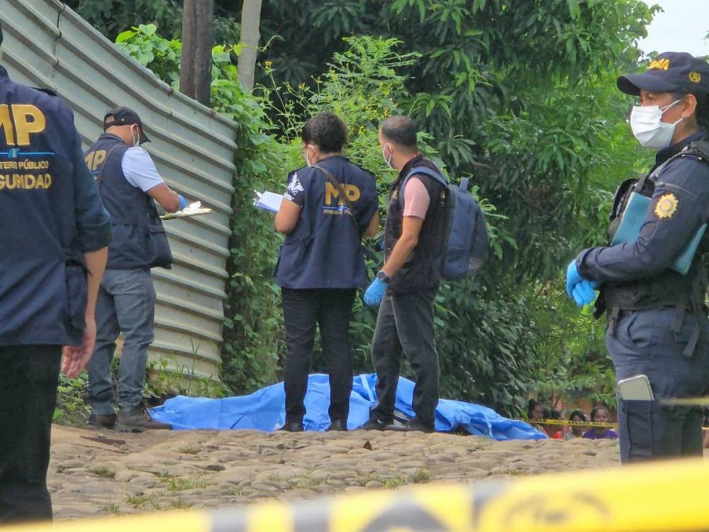 Localizan un cadáver abandonado en la calle de La Reforma Chuatuj, Coatepeque