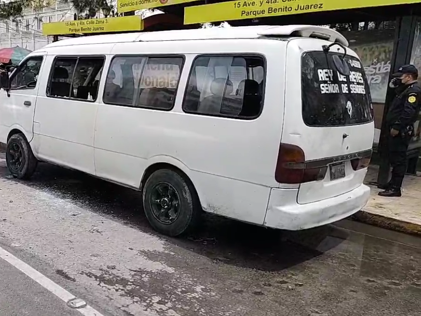 ÚLTIMA HORA: Otro ataque armado, ahora en la parada de buses del Parque Benito Juárez