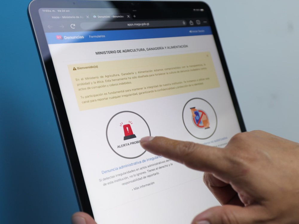 MAGA refuerza mecanismos de denuncia para garantizar transparencia y rendición de cuentas