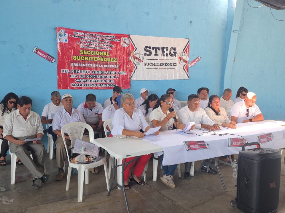 Magisterio de Suchitepéquez convoca a asamblea departamental y señala crisis en educación y economía